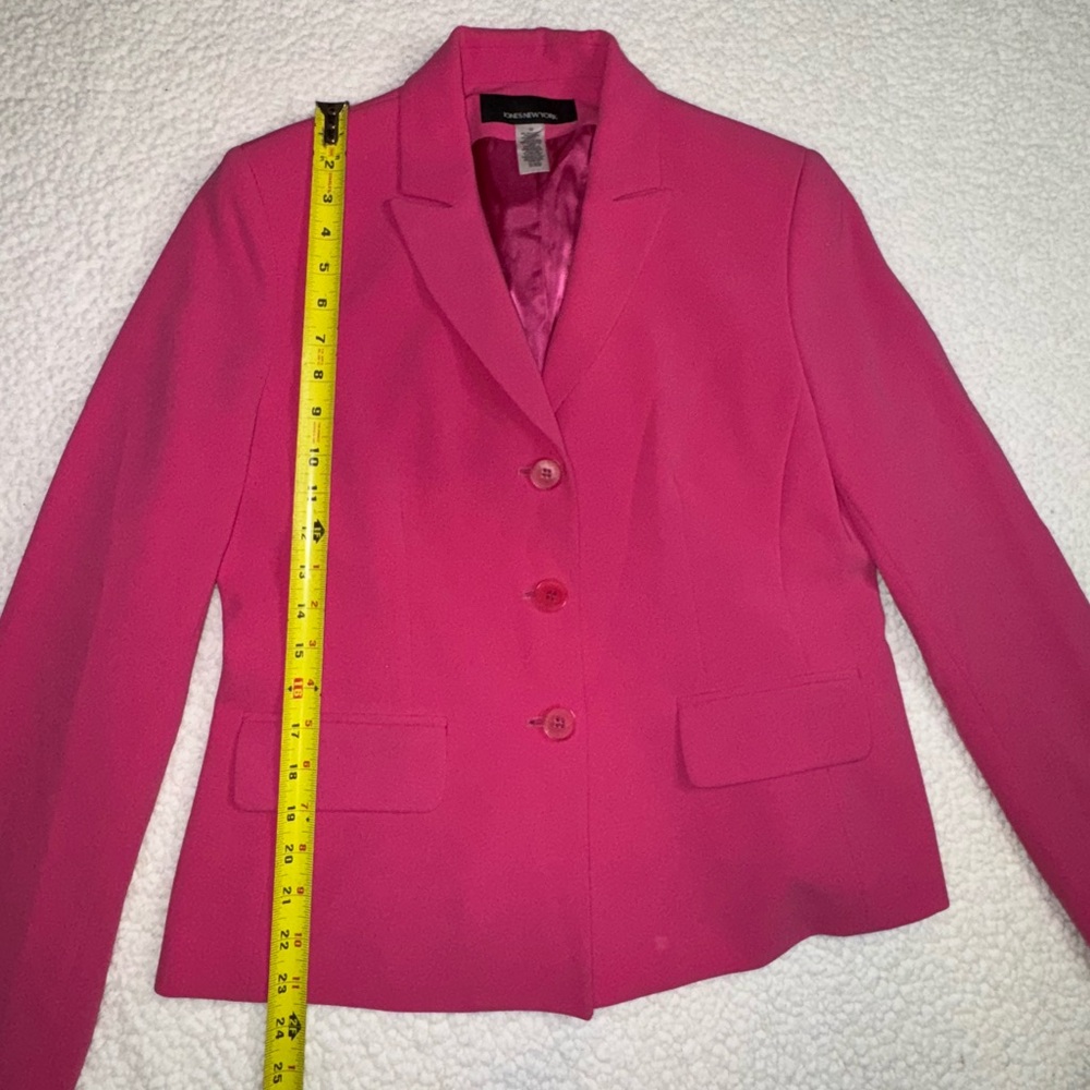 Jones New York Vibrant Pink Blazer - Picture 3 of 9